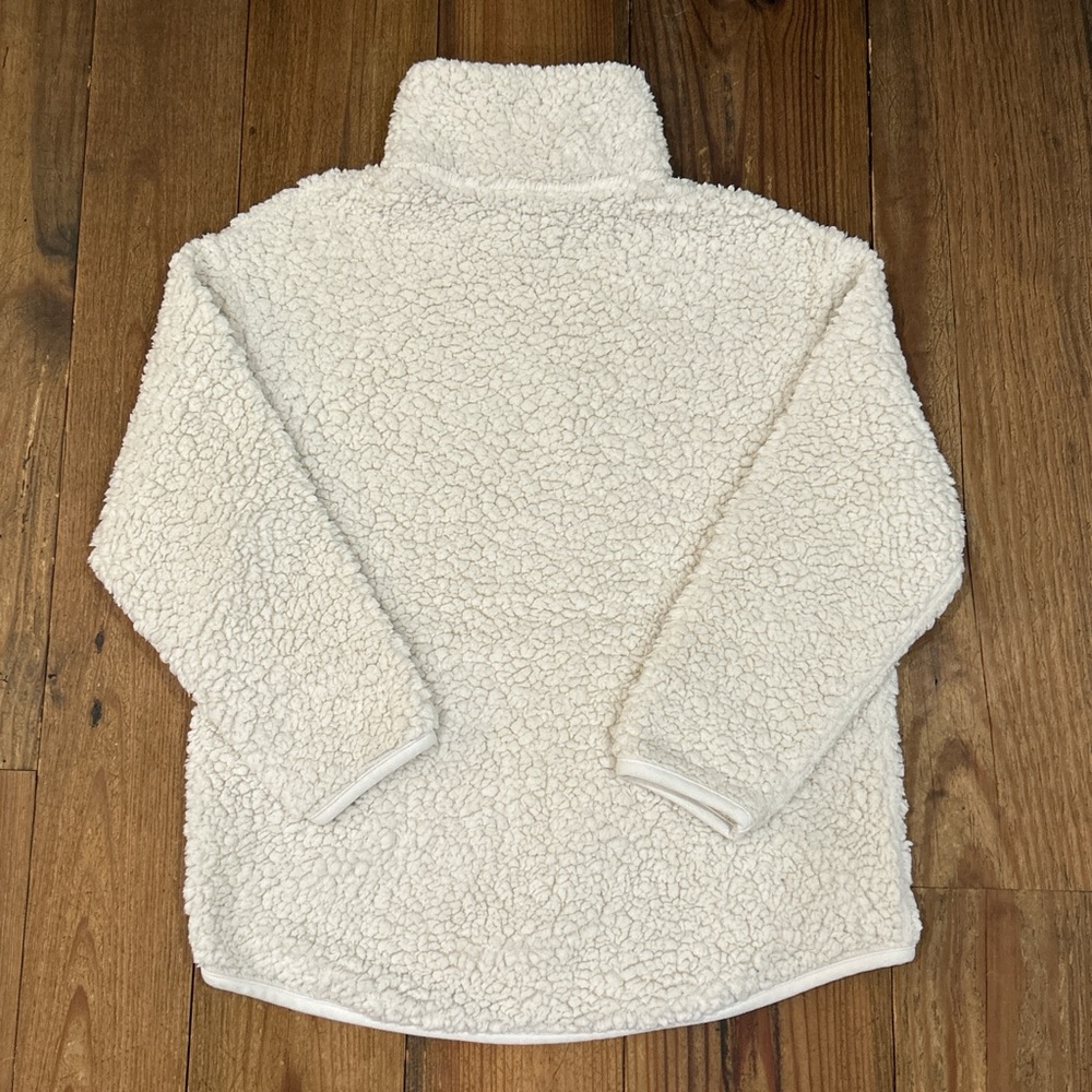 Ruby Rd. Cream Sherpa Jacket - Picture 2 of 3